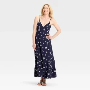 Women's Open Back Maxi Dress - A New Day