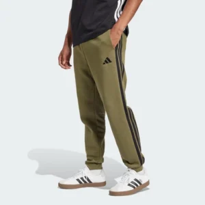 adidas men Essentials 3-Stripes Fleece Pants