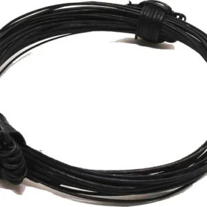 Elephant Hair Plant Fiber Bracelet [Pack of 4 - Black - Adjustable]