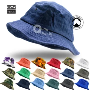 Bucket Hat Cap Cotton Fishing Boonie Brim visor Sun Safari Summer Men Camping