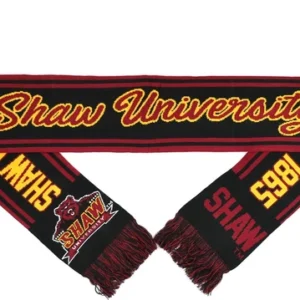 Big Boy Shaw Bears S6 Knit Scarf [Black - 80" x 7"]