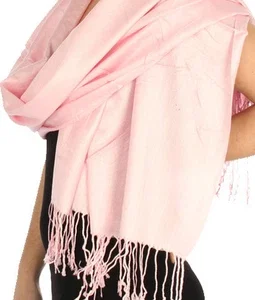 Fashion Solid Pashmina Silk Scarf Shawl Wrap  60 Colors Supper soft